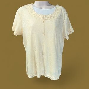 Yellow Size L Studio V Shirt